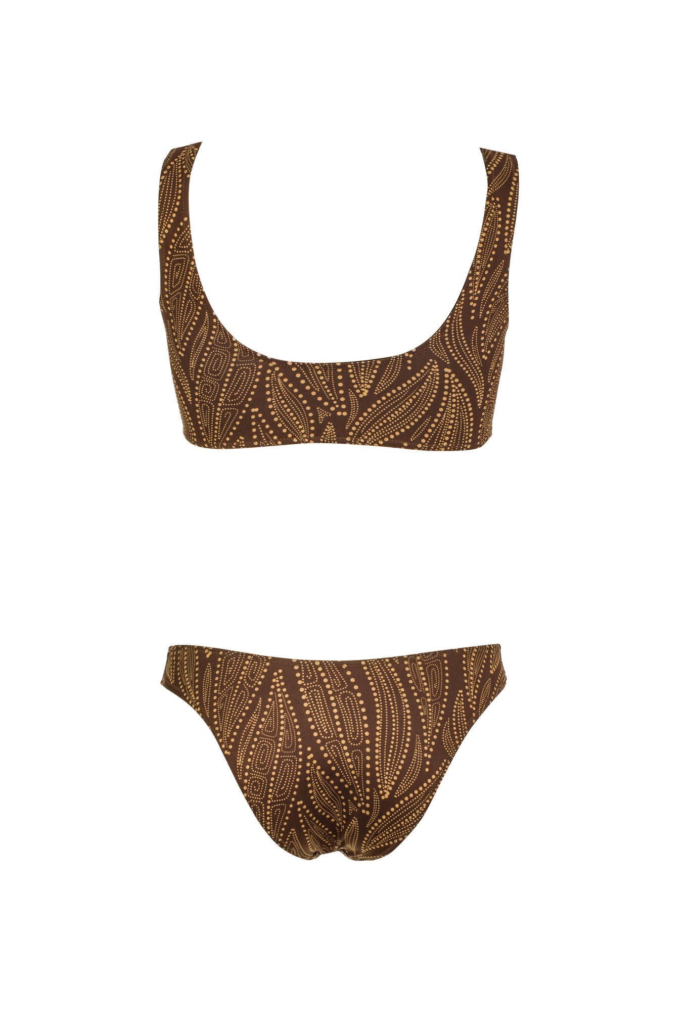 Marina Bikini | Brown Leaves